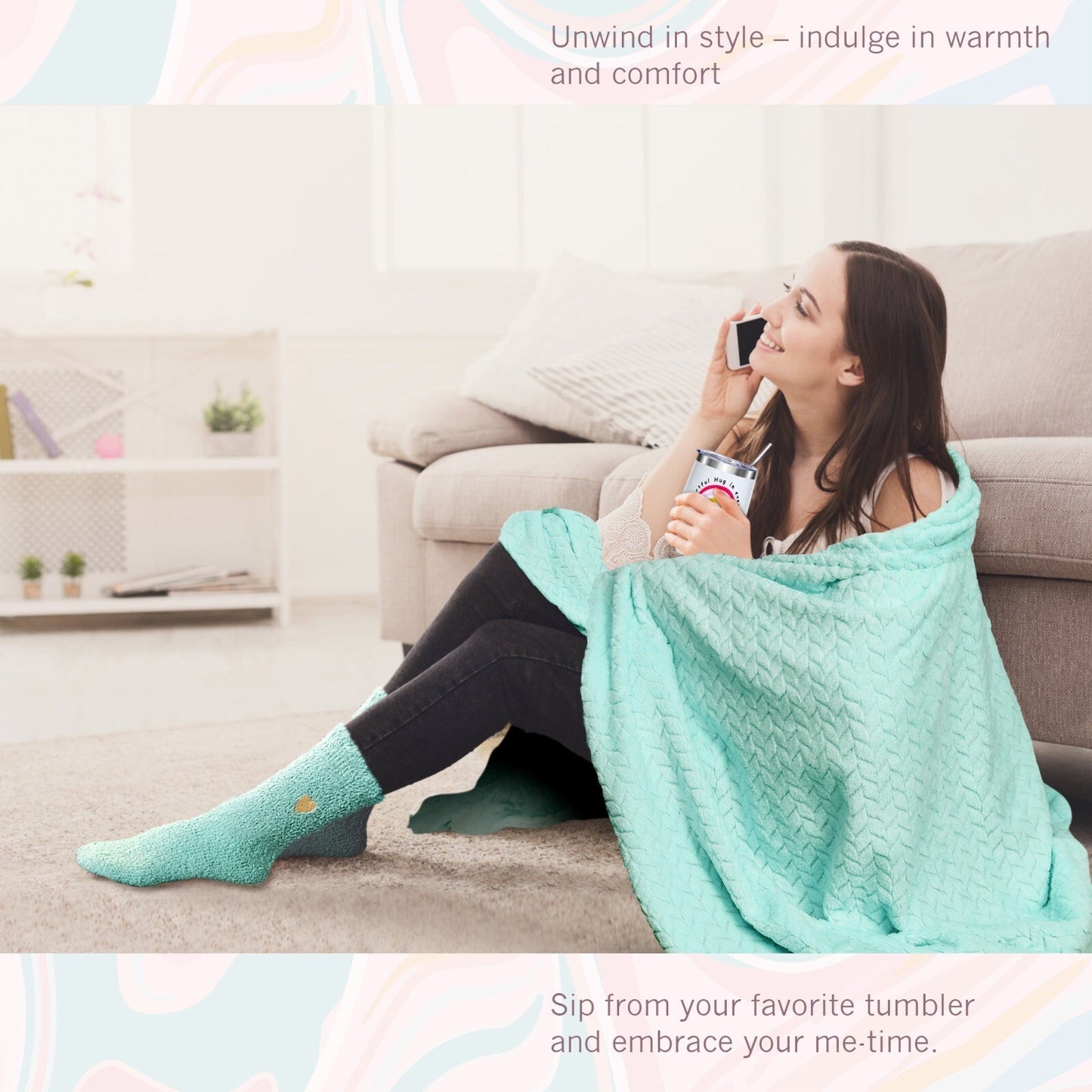 15 Pc Deluxe Spa Gift Set Relaxation Self Care Get Well Gift Box New