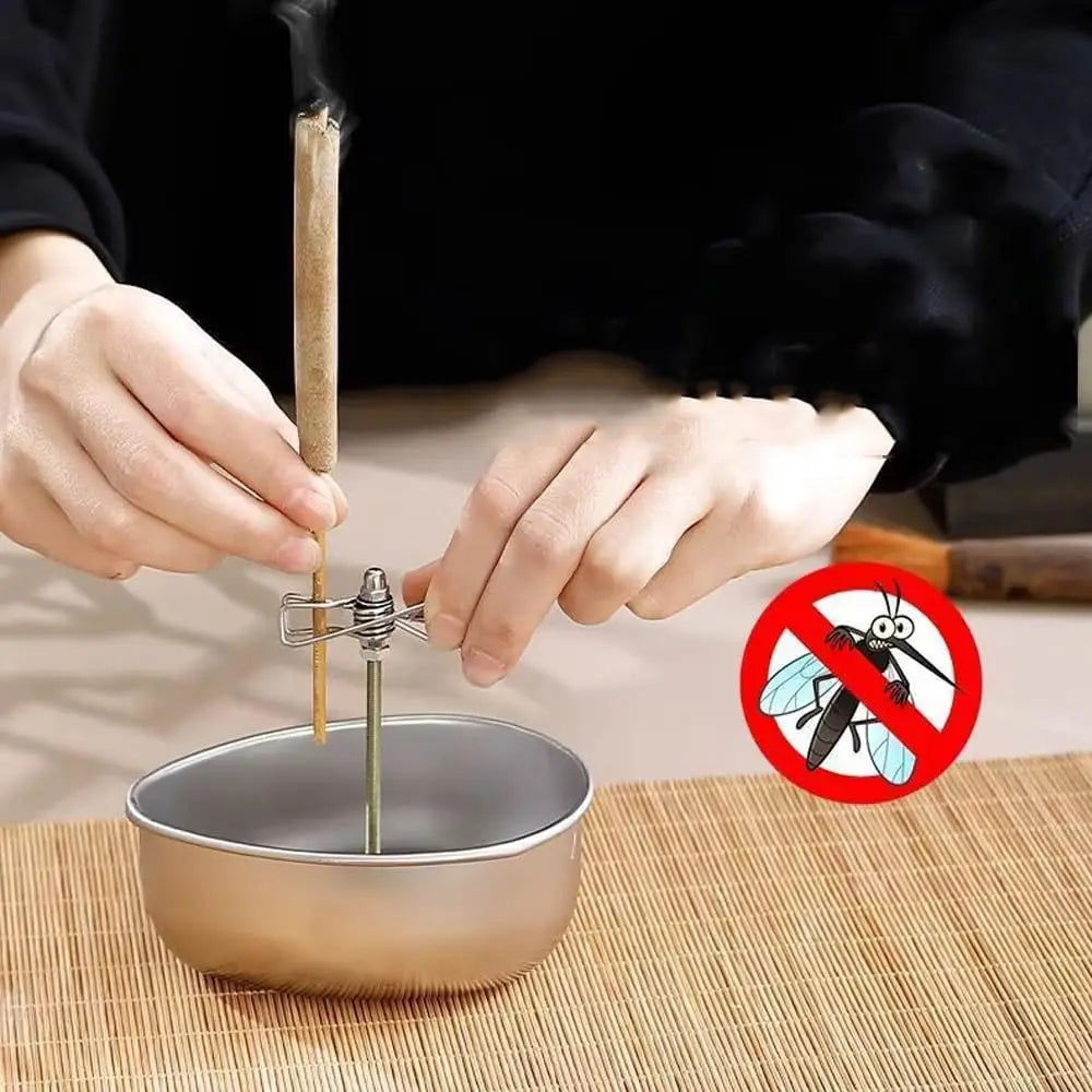 Incense Coil Holder Clips, Magnetic Mosquito Coil Holder for Home, Camping, Aromatherapy, Zen Atmosphere Bracket