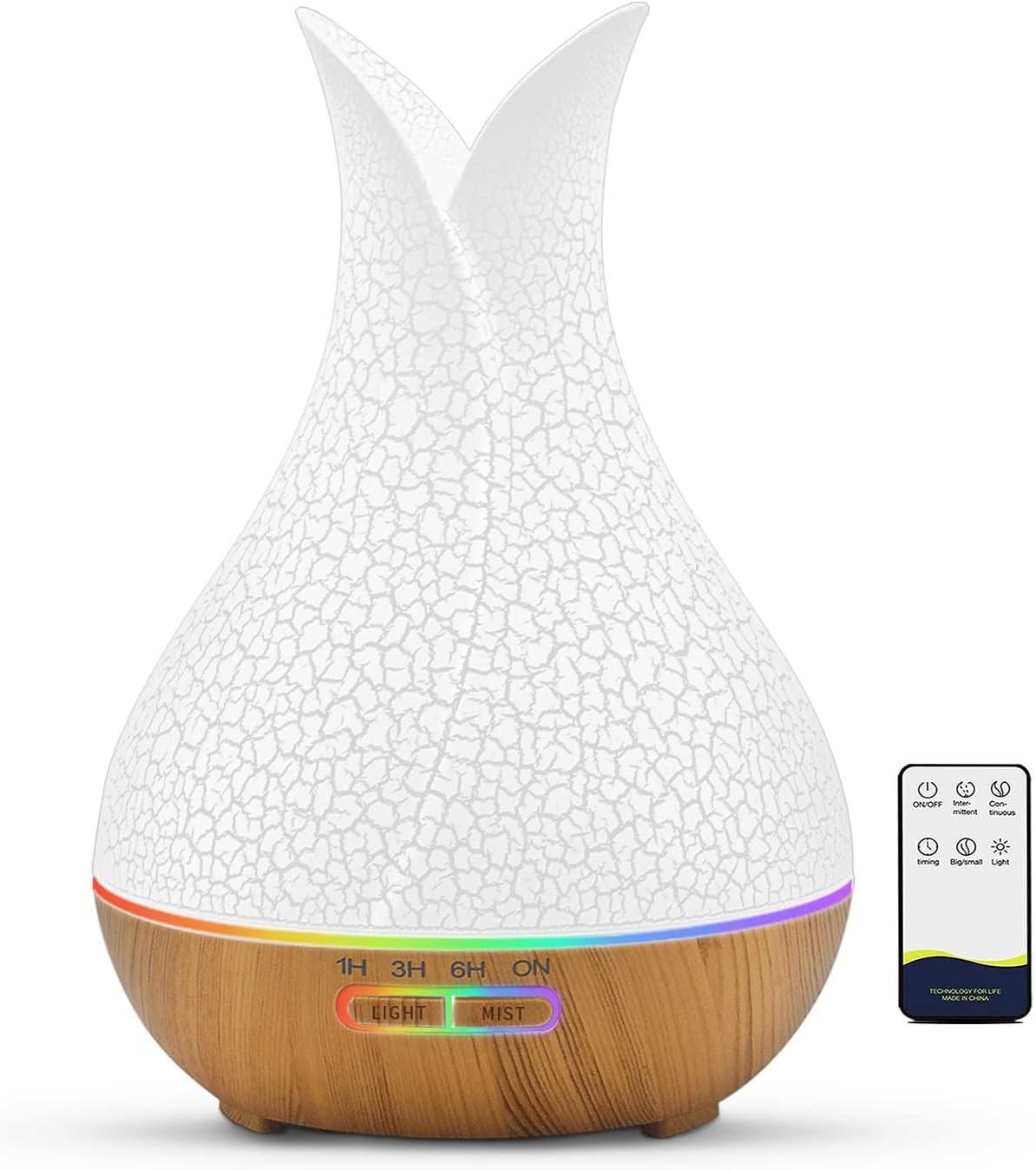 Home Aromatherapy Essential Oil Diffuser: Colorful Crack Bedroom Atmosphere Decoration - Delicate Mist Automatic Shutdown
