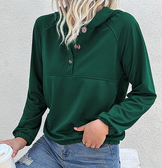 Cali Casual Hooded Autumn-Winter Women's Sweatshirt