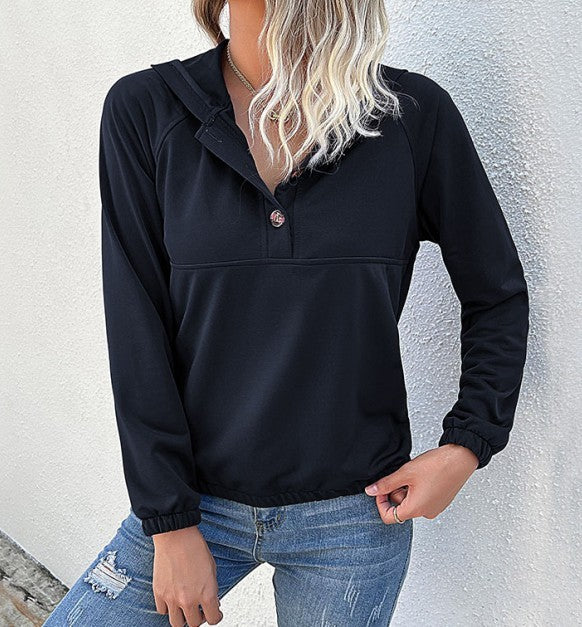 Cali Casual Hooded Autumn-Winter Women's Sweatshirt