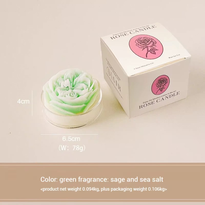 Modern Rose Scented Candles Soybean Wax Qixi Gifts Valentine'S Day Birthday Wedding Home Atmosphere Decorative Candles Gifts