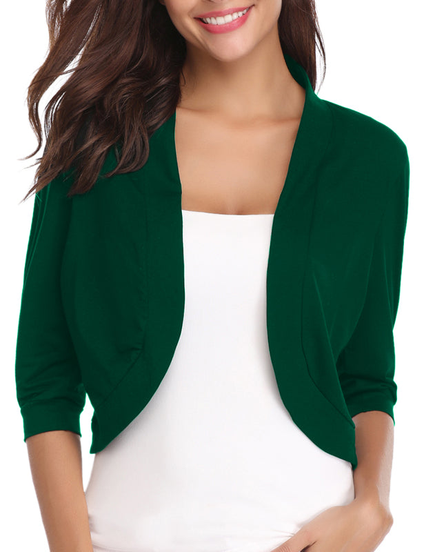 Sonya Women's 3/4 Sleeve Cropped Cardigan