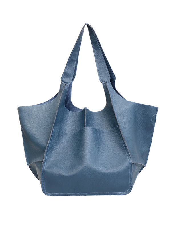 Madison Simple Large Bag Soft Leather Large Capacity One Shoulder Portable Tote Bag