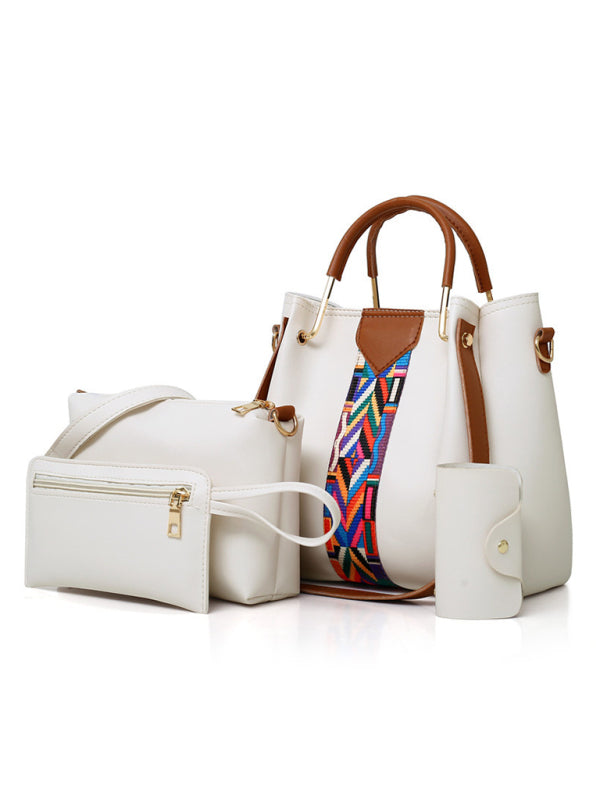 Four-piece Mother-in-law Bag Portable Shoulder Messenger Bag Bucket Bag