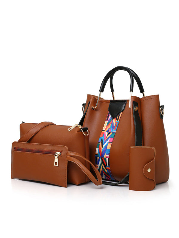 Four-piece Mother-in-law Bag Portable Shoulder Messenger Bag Bucket Bag