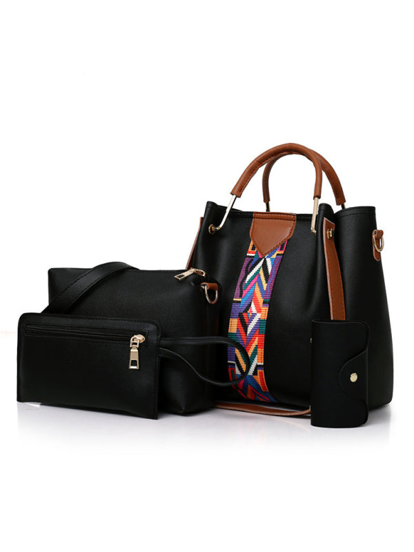 Four-piece Mother-in-law Bag Portable Shoulder Messenger Bag Bucket Bag