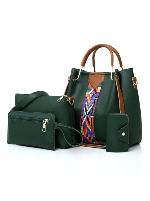 Four-piece Mother-in-law Bag Portable Shoulder Messenger Bag Bucket Bag