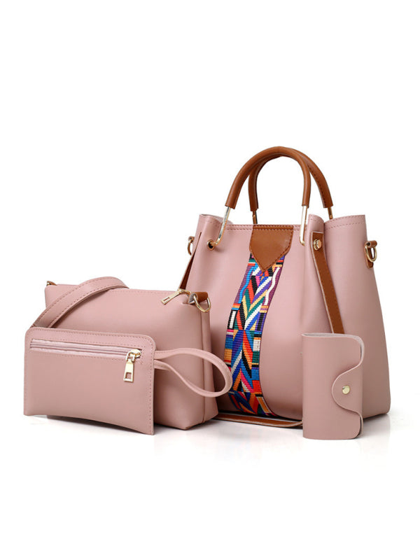 Four-piece Mother-in-law Bag Portable Shoulder Messenger Bag Bucket Bag