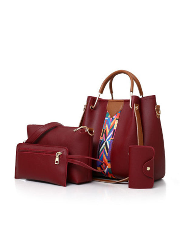 Four-piece Mother-in-law Bag Portable Shoulder Messenger Bag Bucket Bag
