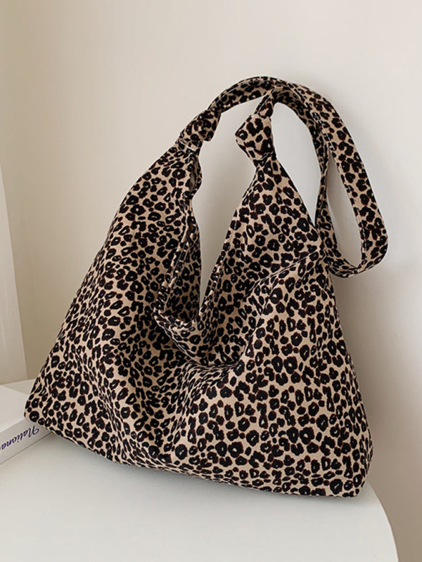 Nova New leopard print shoulder bag canvas shopping bag