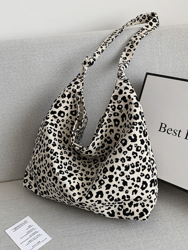 Nova New leopard print shoulder bag canvas shopping bag
