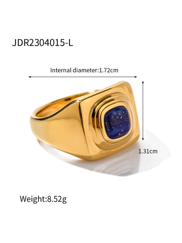 Fashionable Zircon Ring INS Internet Celebrity Ring Pair Ring Jewelry