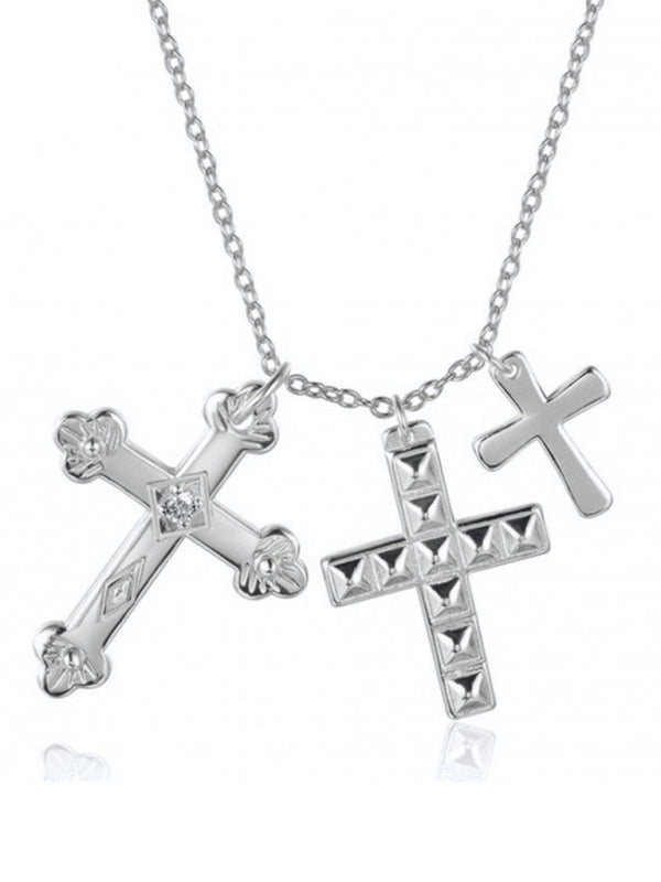 Cross Multi-Layer Pendant Personalized Retro Pendant Jewelry