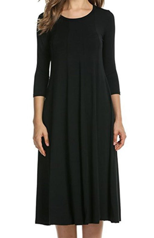 Round Collar Dress