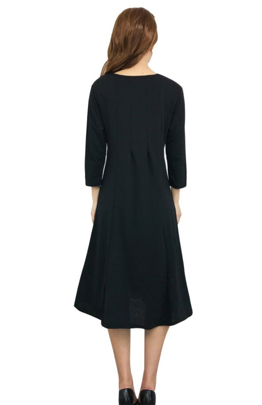 Round Collar Dress