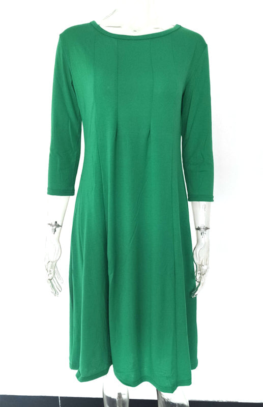 Round Collar Dress