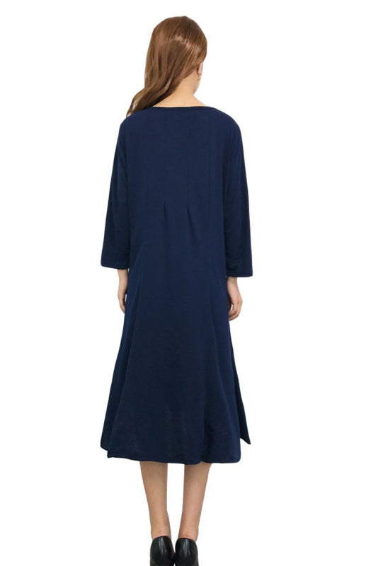 Round Collar Dress