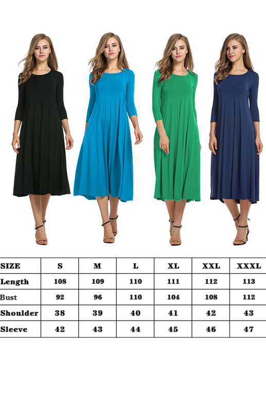 Round Collar Dress