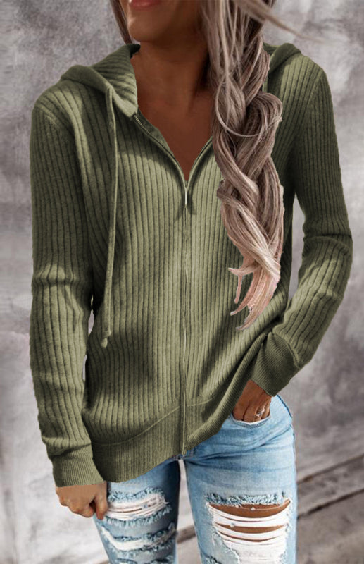 Kali Women's Casual Hoodie Long Sleeve Cardigan