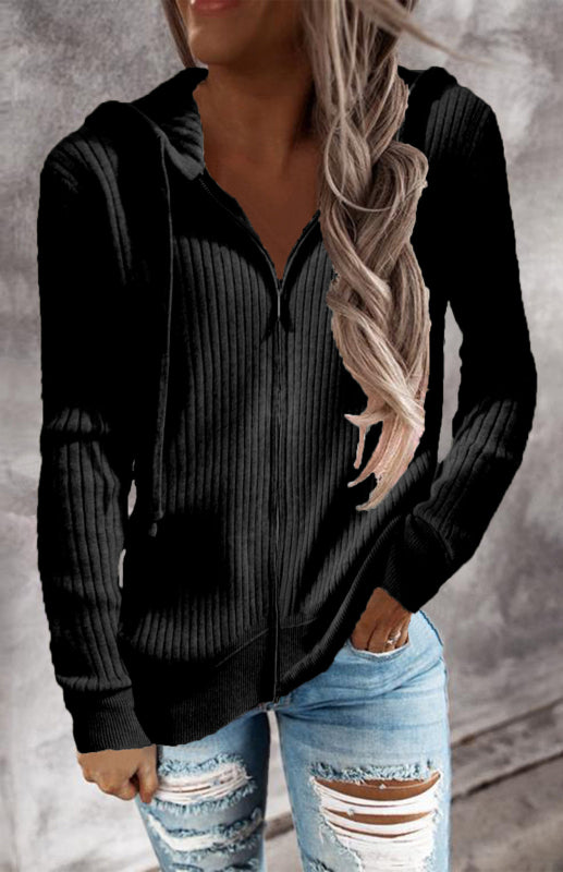 Kali Women's Casual Hoodie Long Sleeve Cardigan