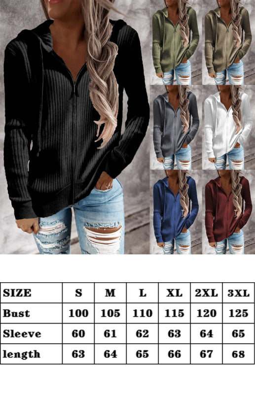 Kali Women's Casual Hoodie Long Sleeve Cardigan