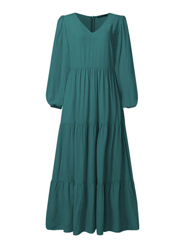 Bette Autumn Temperament Women'S Large Swing Dress