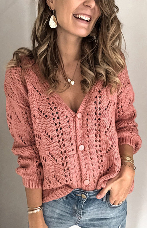 Terri Ladies Casual Casual Fashion Knit Cardigan