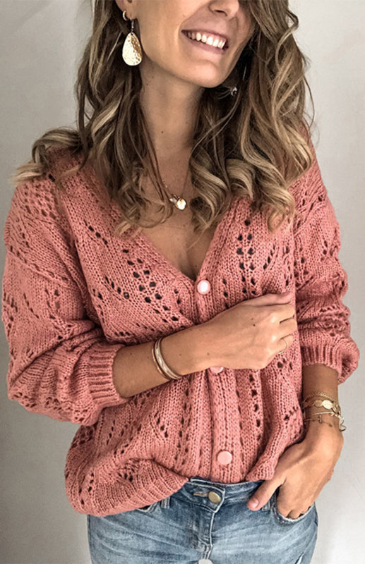 Terri Ladies Casual Casual Fashion Knit Cardigan