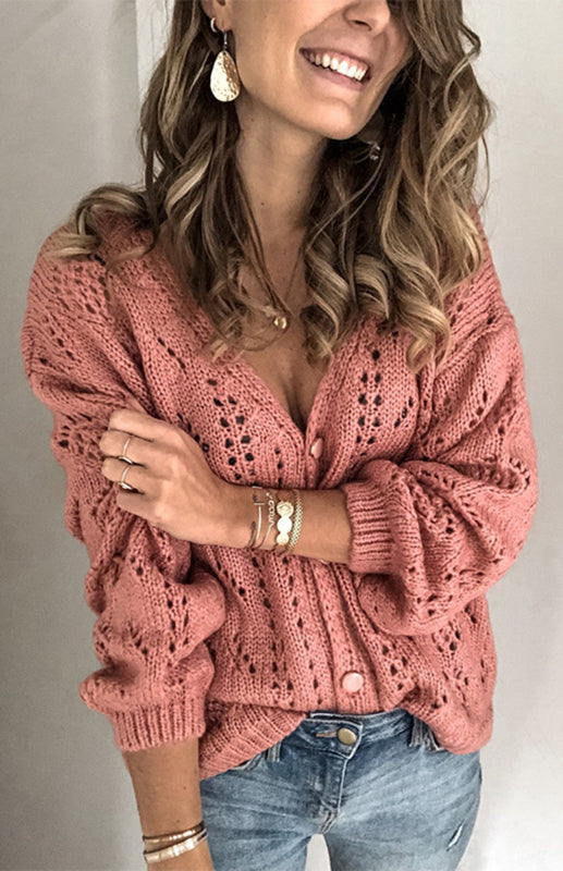 Terri Ladies Casual Casual Fashion Knit Cardigan