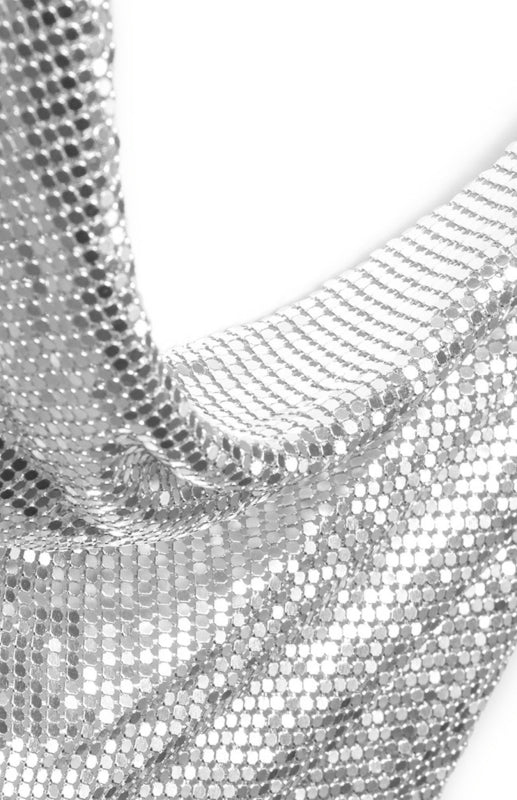 Drusilla Women's Sexy Metallic Sequin Halter Top