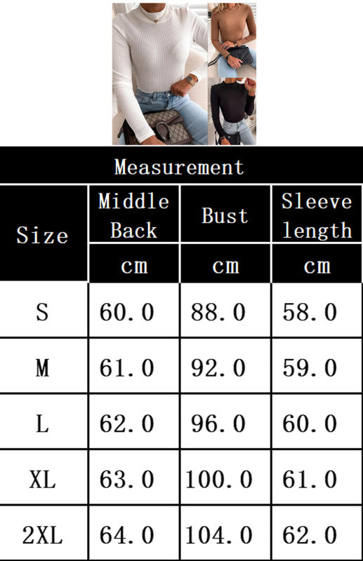 Gia Women's Solid Color Knit Long Sleeve Shirt