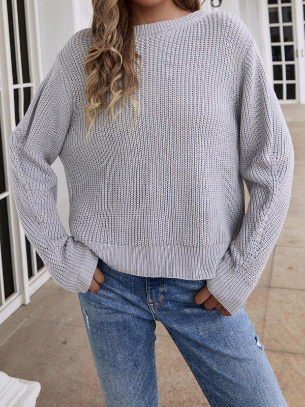 Frances Women's Casual Knit Button Cardigan Sweater