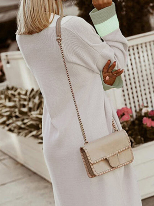 Alayna Warm Knitted Cardigan In Autumn And Winter