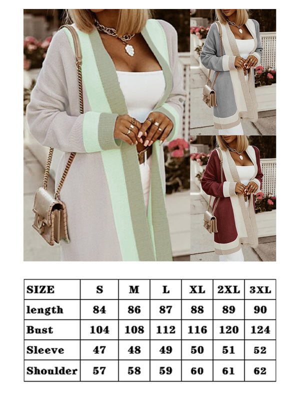 Alayna Warm Knitted Cardigan In Autumn And Winter