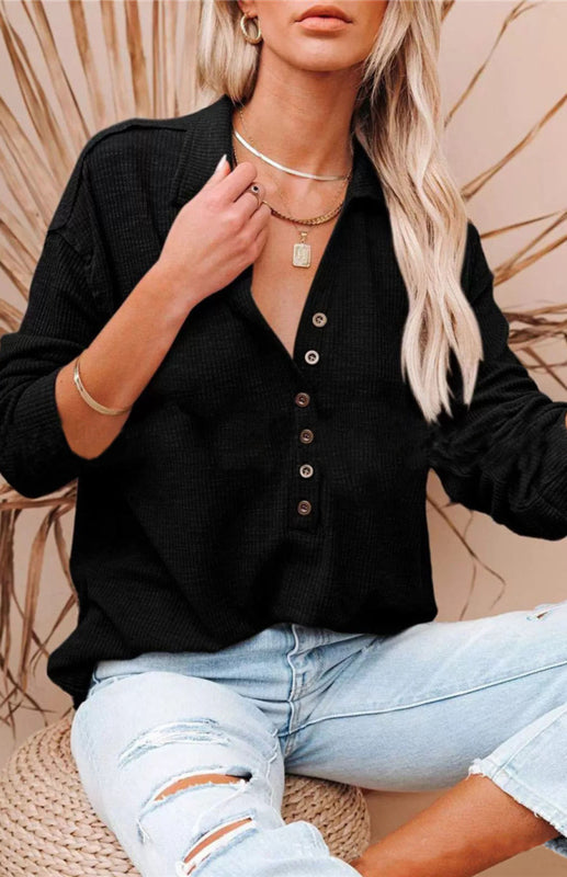 Priya Women's Fashion Casual Button-Up Blouse
