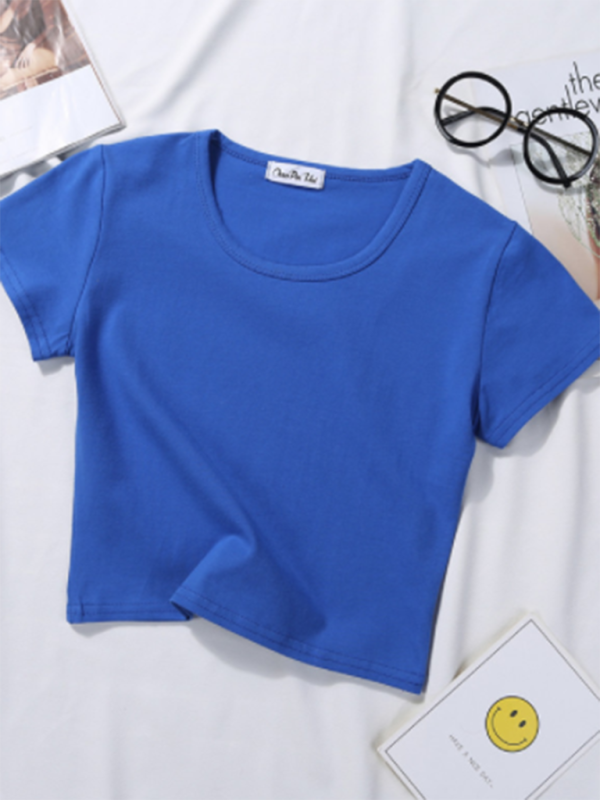 Janelle Women's Crew Neck Short Sleeves Tops