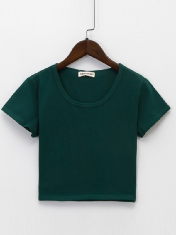 Janelle Women's Crew Neck Short Sleeves Tops