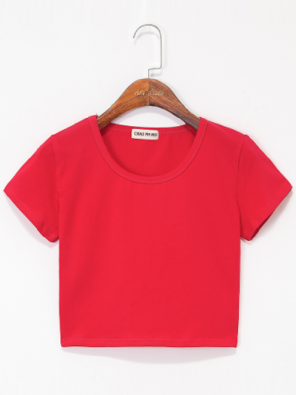 Janelle Women's Crew Neck Short Sleeves Tops