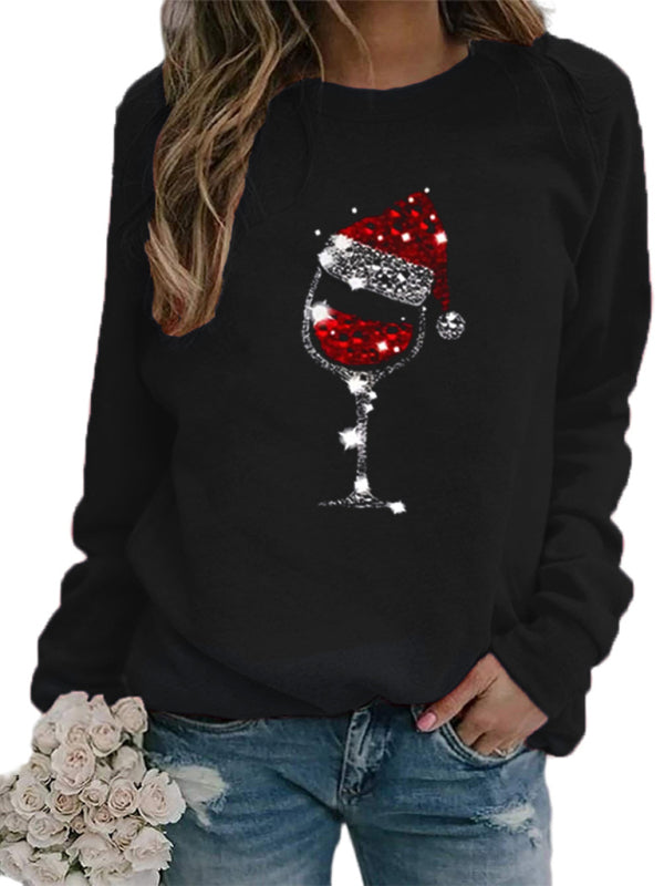 Leann Festive Women's Knit Hoodie Christmas Sweatshirt