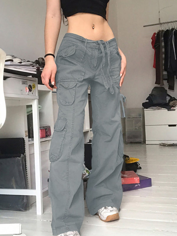 Avianna Women's Casual Vintage Workwear Wide Leg Loose Straight Jeans