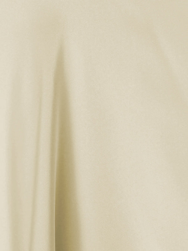 Anya Solid Color Skirt High Waist Fashion One Piece Tie Skirt Chiffon Satin Wrap Skirt