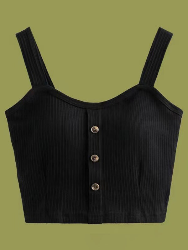 Cerise Sling Outer Wear Small Vest With Chest Pad Beautiful Back Inner Base