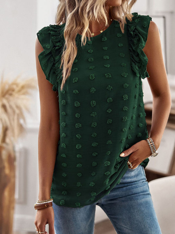 Philomena Falbala Shirt Women's Fashionable Elegant Tops