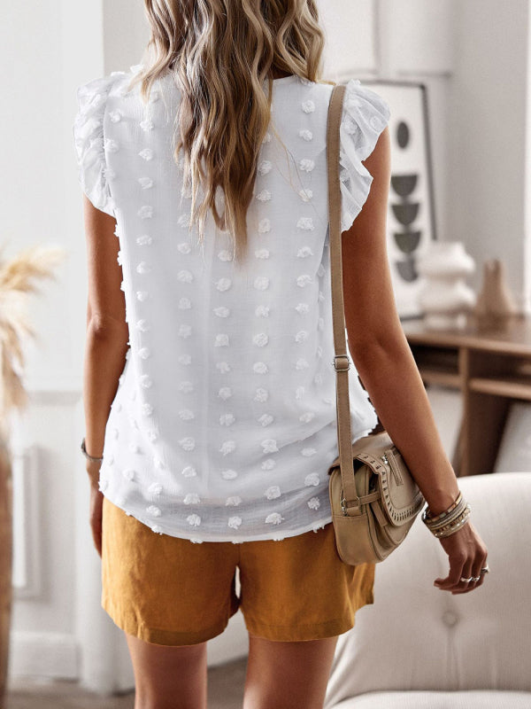 Philomena Falbala Shirt Women's Fashionable Elegant Tops