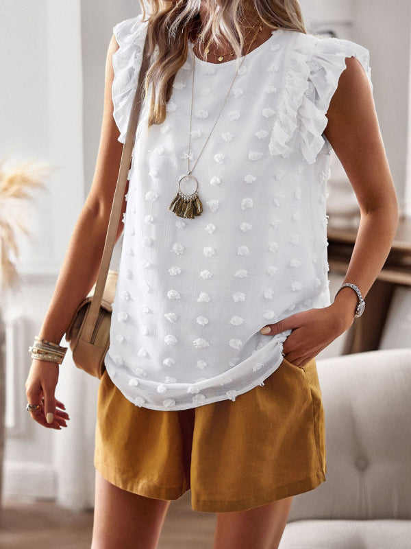 Philomena Falbala Shirt Women's Fashionable Elegant Tops