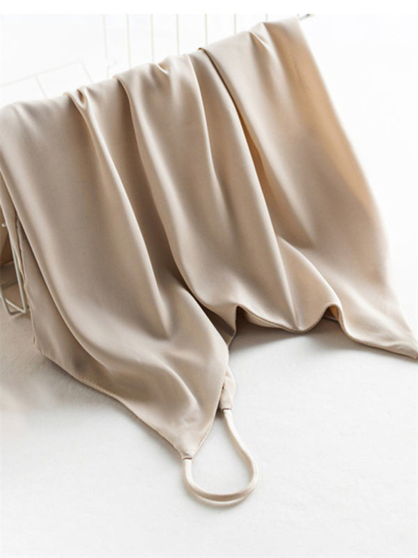 Hattie Satin V-Neck Camisole Bottoming Shirt Sexy Outerwear Summer Short Silk