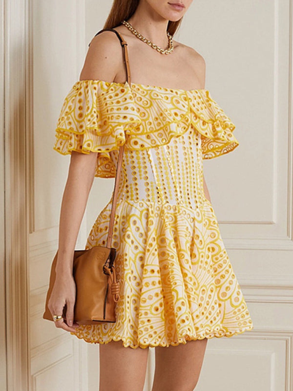 Embroidery Holiday Dress