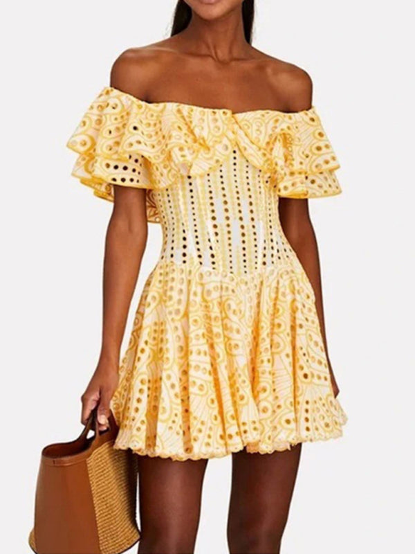Embroidery Holiday Dress