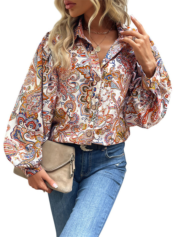 Melitta New Women's Long-Sleeved Design Sense Loose Shirt